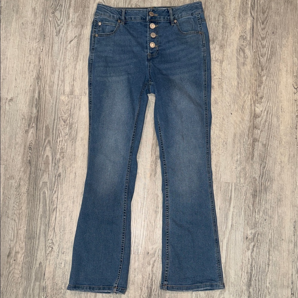 Charlotte Russe Kids Blue Jeans with 4 Button Fly